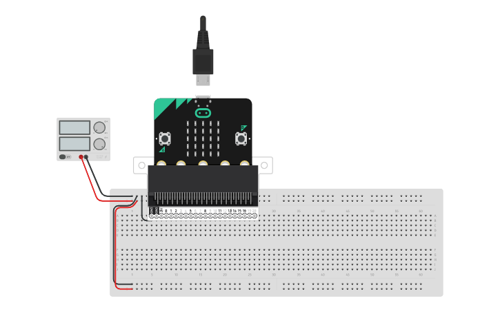 Using Micro Bit With External Components Tinkercad Tutorial Circuit design Micro:Bit Breakout - Tinkercad