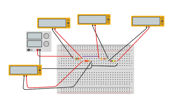 Circuit design Decate Box - Tinkercad