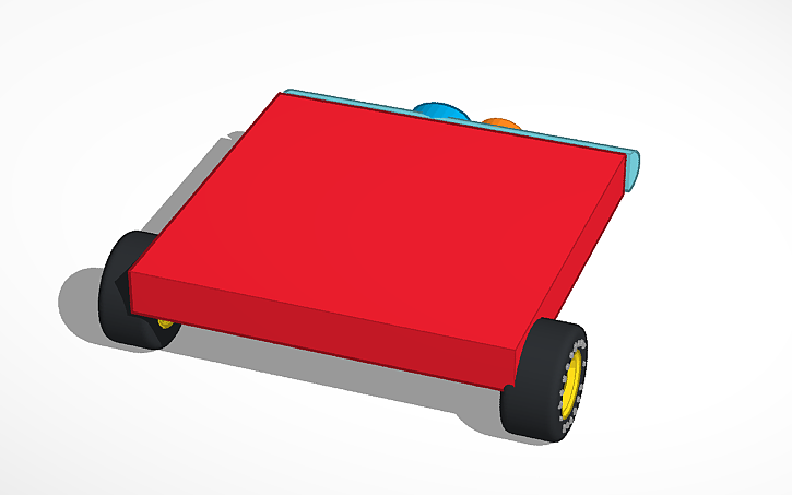 3D design Robot Line Follower - Tinkercad