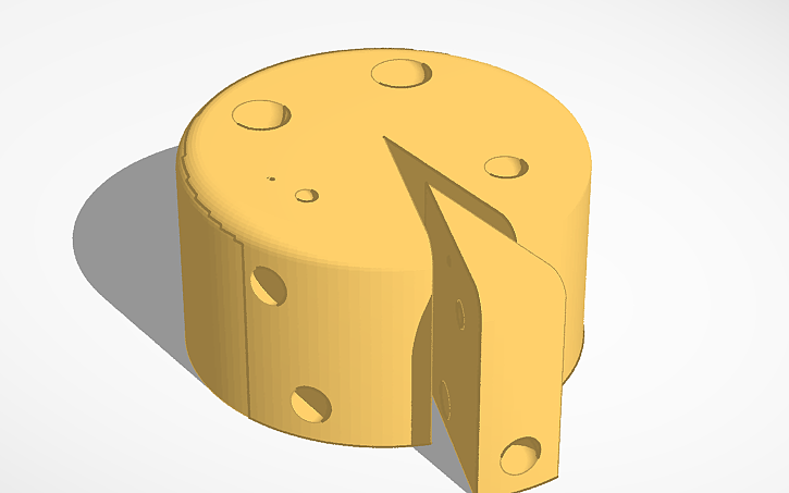 3D design Cheese - Tinkercad