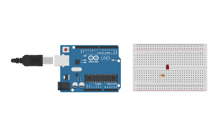 Circuit design Arduino Hardware - Tinkercad