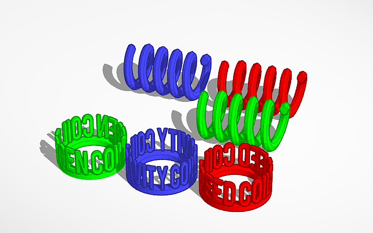 3D design Gravity Coil, Speed Coil, and Regen coil with placement spots ...