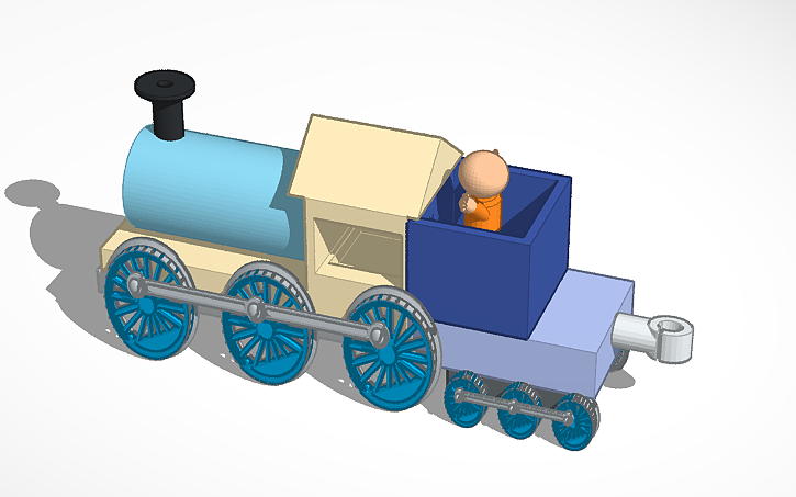 3D design Toy Train - Tinkercad