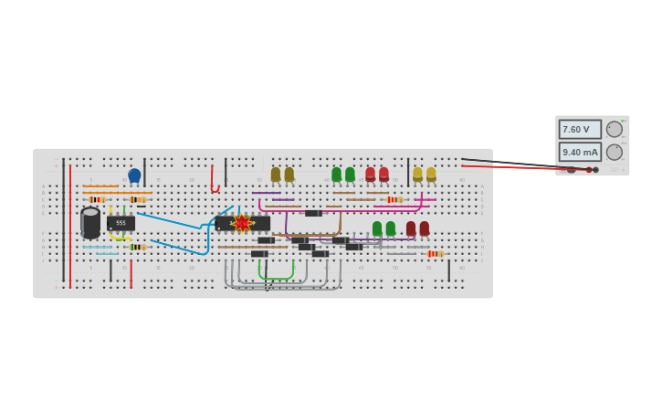 Circuit Dld Module Circuit design DLD Project - Tinkercad
