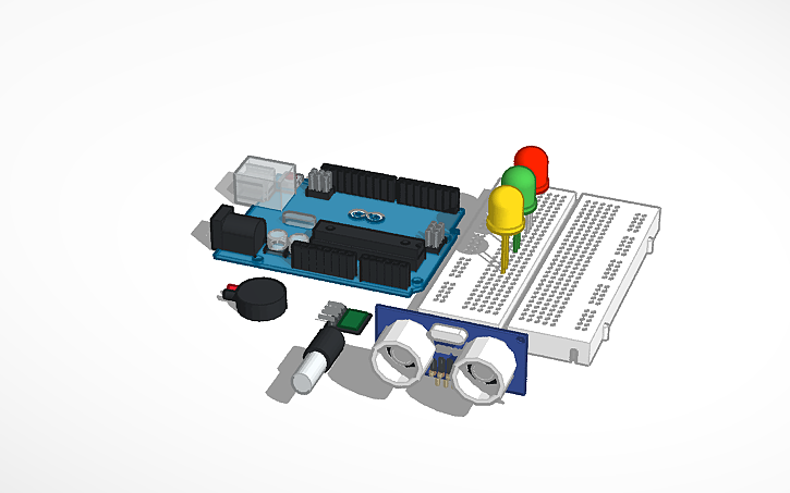 Tinker Ui 3D design Projeto - Tinkercad