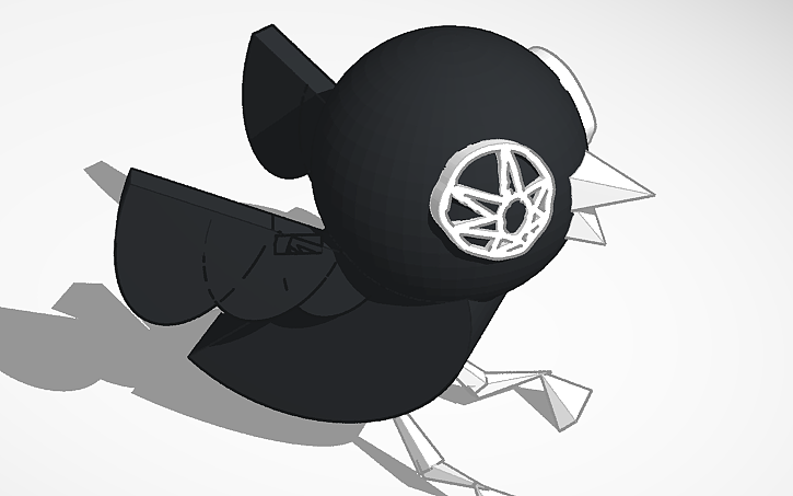 3D design vib bird from the vib ribbon art book - Tinkercad