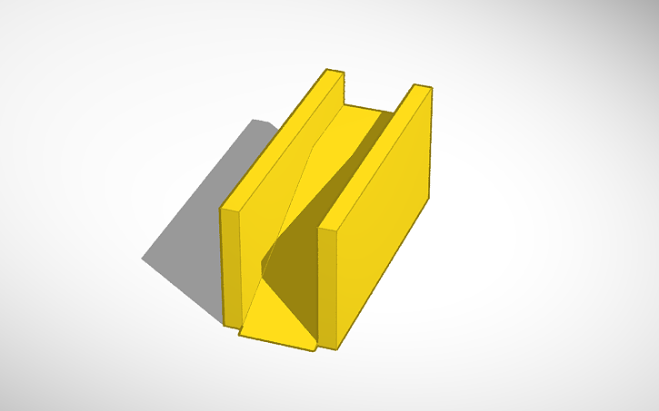 3D design ramp - Tinkercad