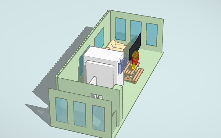 3D design Copy of Interior Design Challenge - Tinkercad