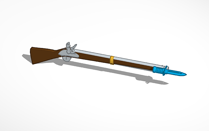 3D design Musket - Tinkercad