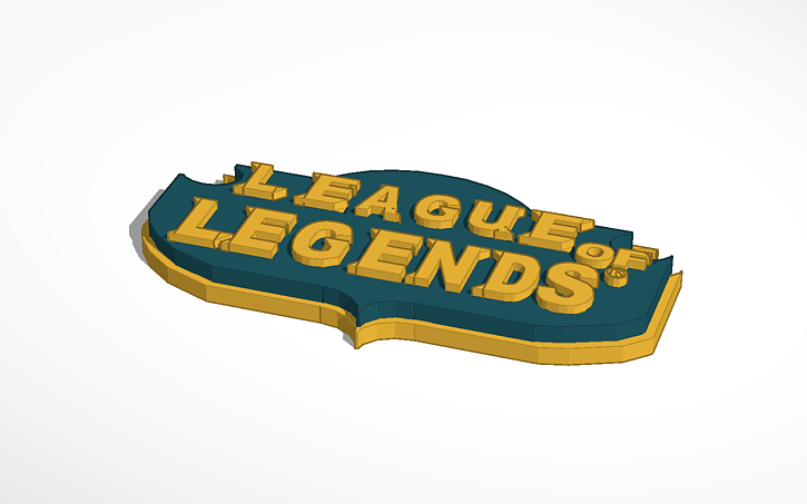 3D design League of Legends - Tinkercad