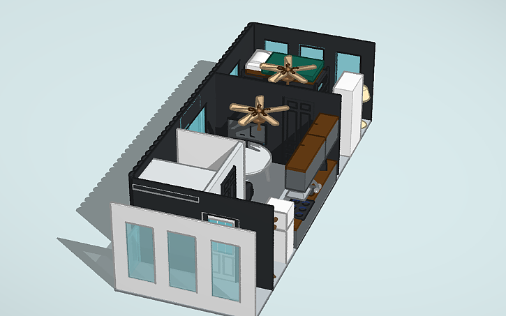 3D design Copy of Interior Design Challenge - Tinkercad