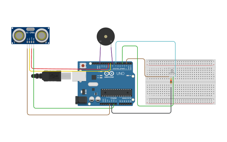 Circuit design Copy of Copy of Arduino mini project - Tinkercad