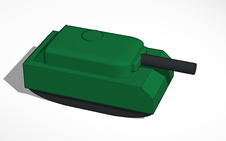 3D design Mini tank - Tinkercad