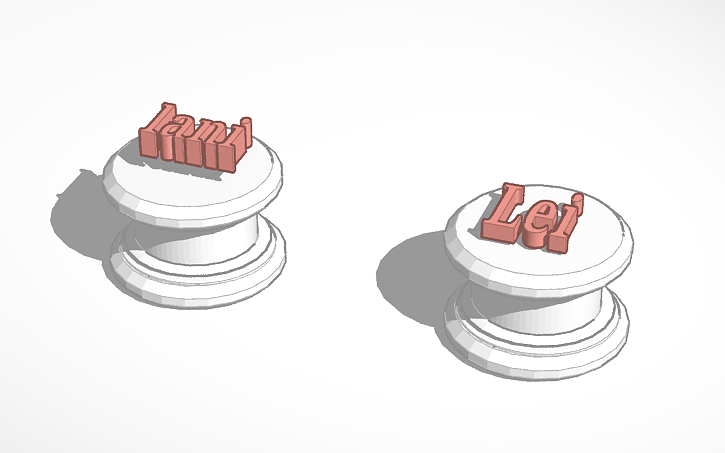 3D design popsocket - Tinkercad