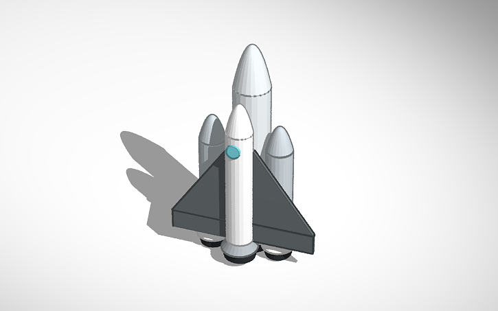 3D design rocketship 3.0 - Tinkercad