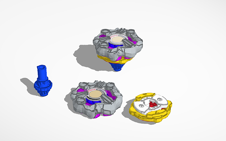 beyblade x knife shinobi - Tinkercad