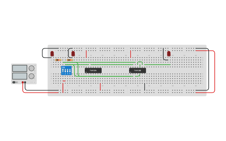 Circuit design Lab 10 circuit 1 - Tinkercad