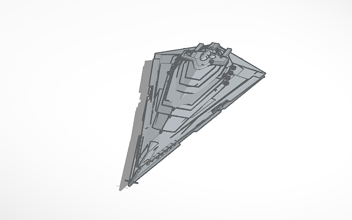 3D design The First Order Resurgence Star Destroyer - Tinkercad
