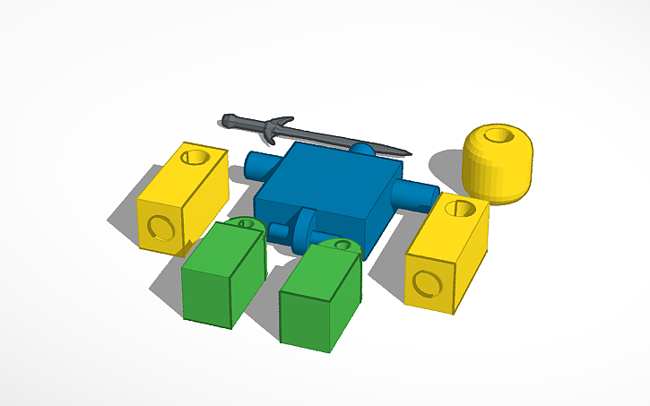3D Design R6 Action Figure Tinkercad 3d-design-r6-action-figure-tinkercad