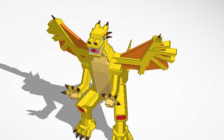 3D design Dragon cannelloni Brainrot - Tinkercad