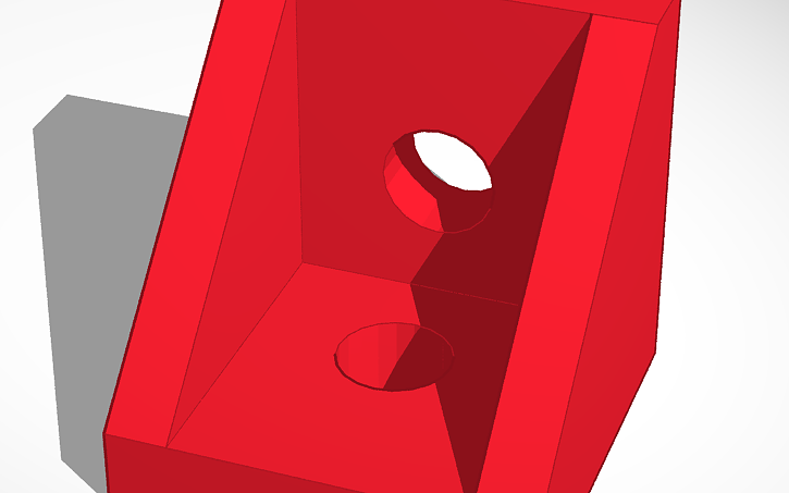 3D design cnc bracket - Tinkercad
