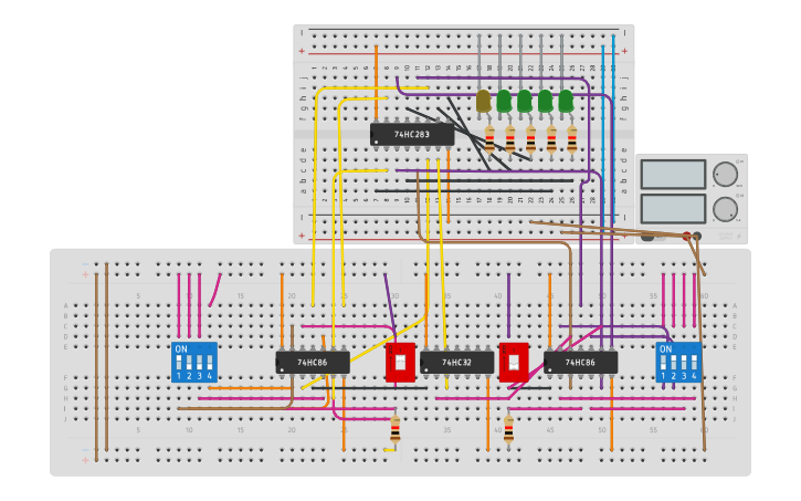 Circuit design LAB 9 - Tinkercad