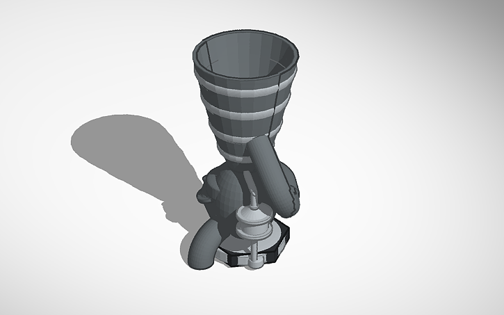 3D design Simple Rocket Engine - Tinkercad