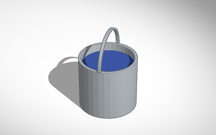 Water Bucket Model 3D design Water Bucket - Tinkercad