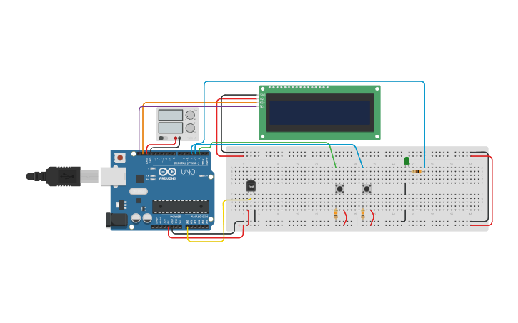 Circuit design DisplayMap - Tinkercad