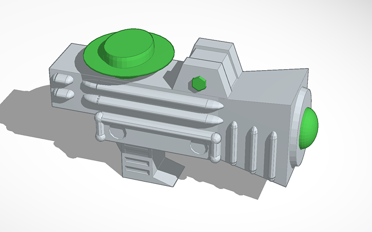 3D design Splatoon - Splattershot Jr. Weapon (improved) - Tinkercad