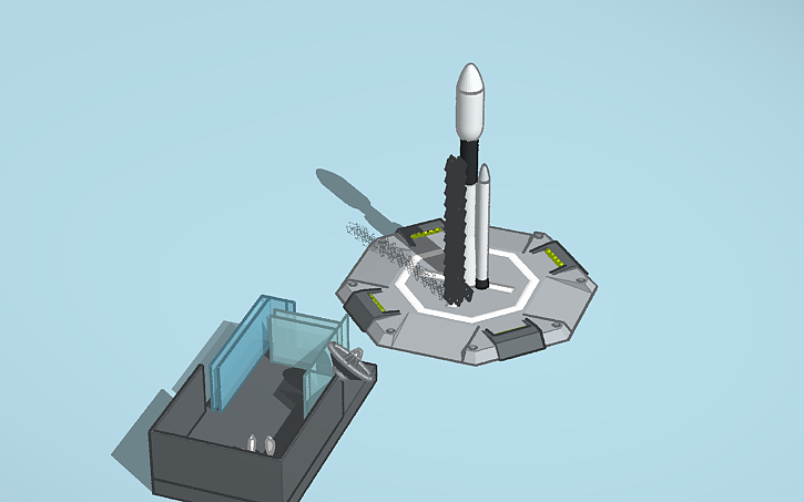 3D design rocket shipppp! - Tinkercad