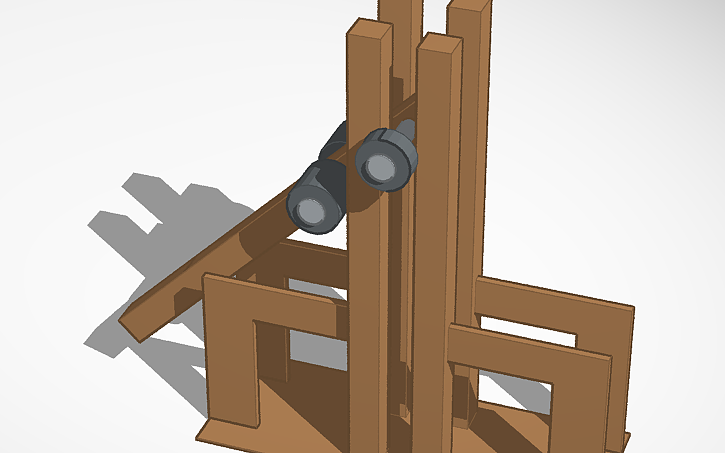 3D design free arm trebuchet(sim lab) - Tinkercad