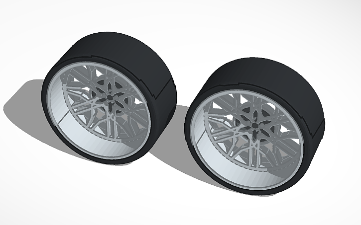 3D design raceline wheels ts4 - Tinkercad