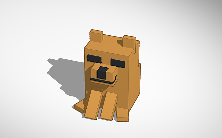 3D design Blocky Cheems - Tinkercad