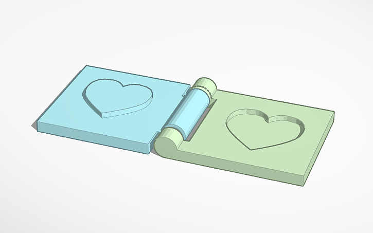 3D design Heart Embosser v1 - Tinkercad