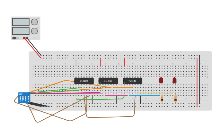 Circuit design Figure B Lab 9A - Tinkercad