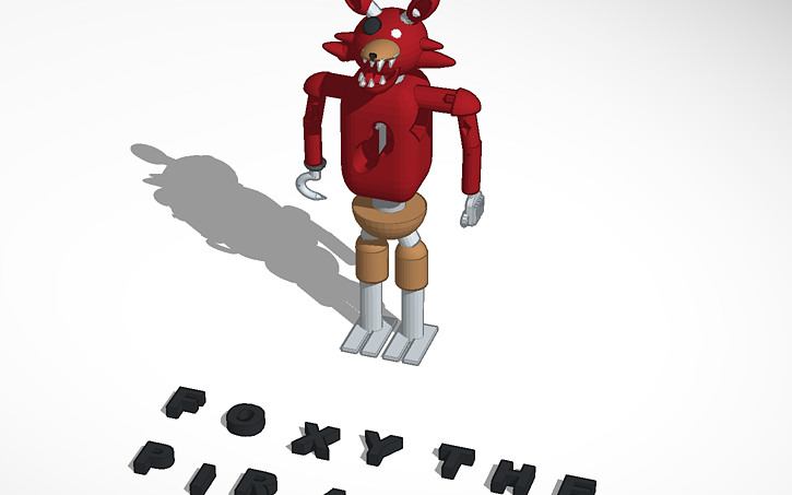 3D design FOXY - Tinkercad