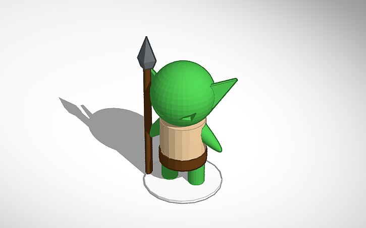 3D design goblin - Tinkercad