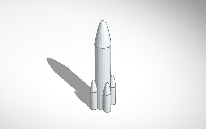3D design ROKET - Tinkercad