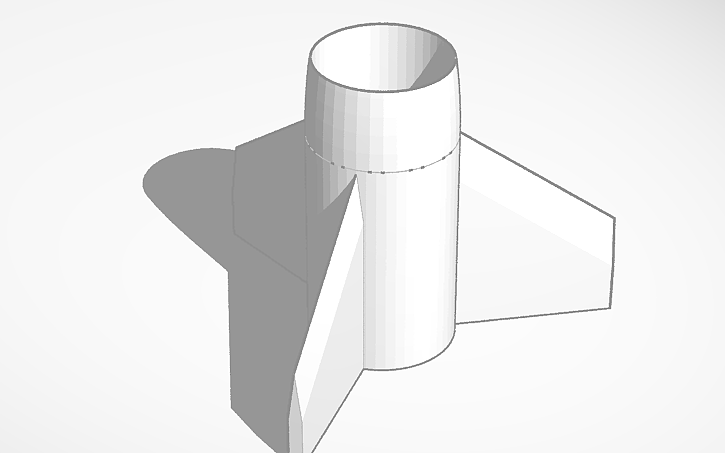 Rectangular Fin Design Rocket 3D design Rocket fin - Tinkercad