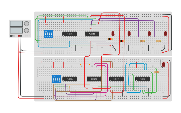 Circuit design DLd Final - Tinkercad