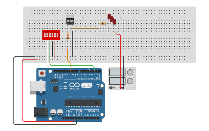 Circuit design Encendido y apagado de Tira de LEDs con App vía ...
