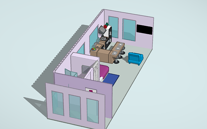 3D design Copy of Interior Design Challenge - Tinkercad