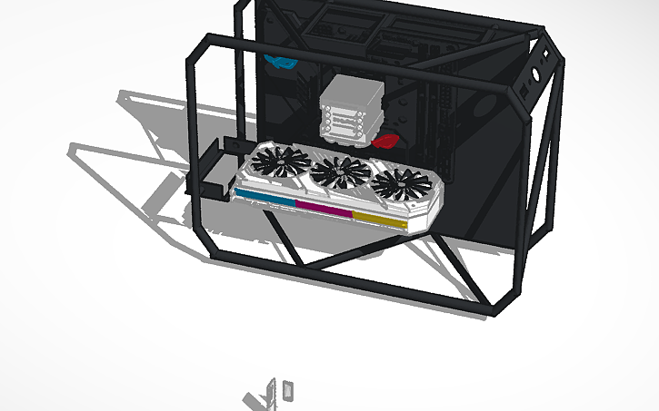 3D design Gaming Rig - Tinkercad