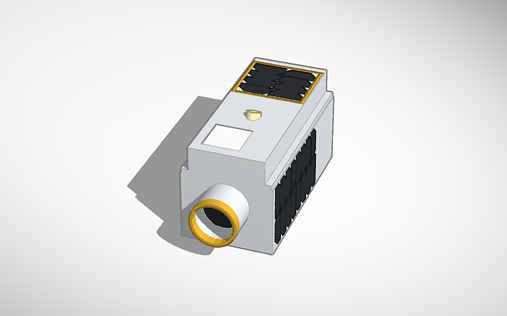 3D design Spectrometer (GHGSat IRIS) - Tinkercad