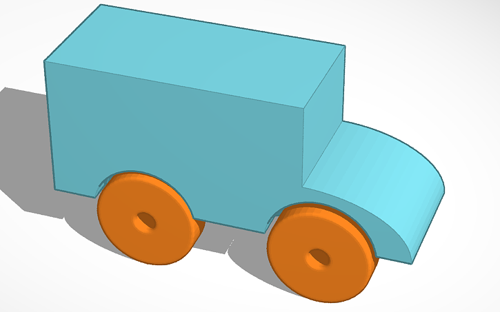 3D design simple car - Tinkercad
