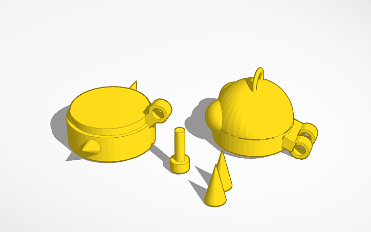 Autodesk Keychain 3D design REPO keychain - Tinkercad