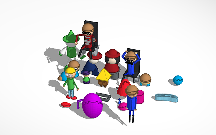3D design dave and bambi - Tinkercad