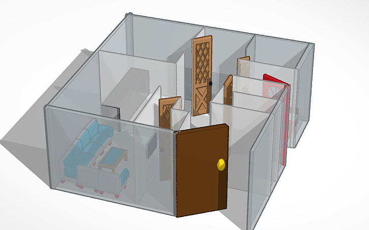 3D design HOME INTERIOR STRUCTURE - Tinkercad