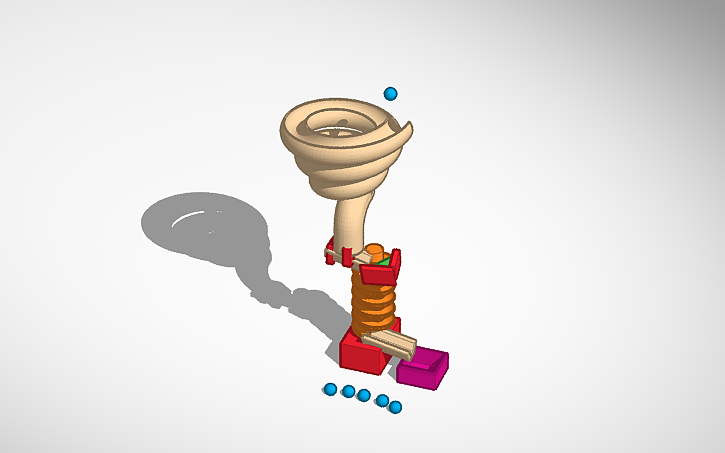 3D design Marble Run - Tinkercad